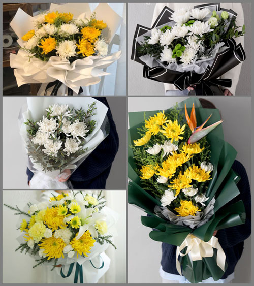 河北保定唐县南店头乡白事花束代送